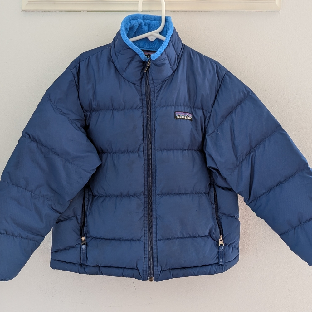 Patagonia Kids Navy Down Puffer Jacket Kids size XS